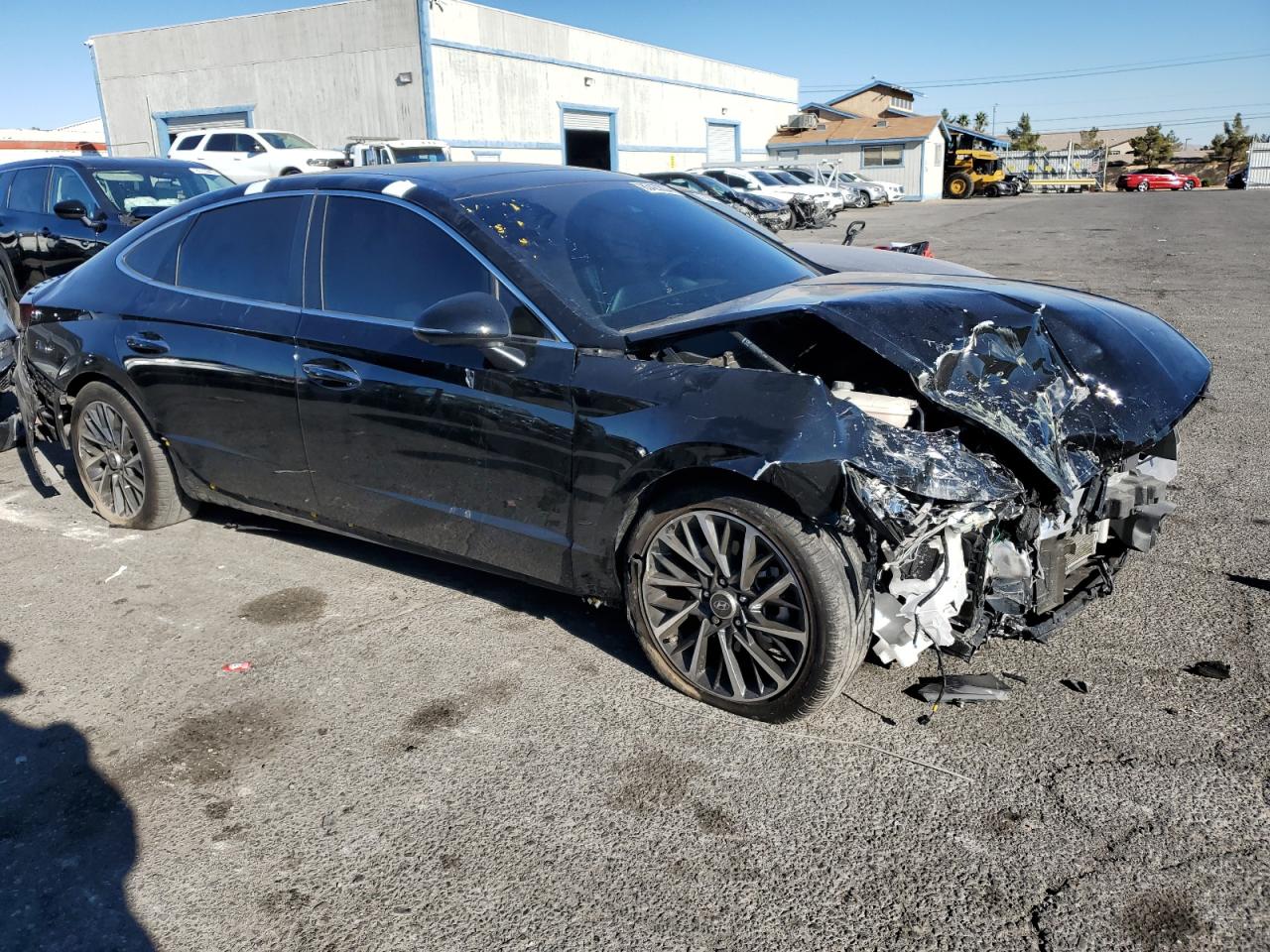 2023 Hyundai Sonata VIN KMHL34J26PA331497 Copart auction photo, all over damage thumbnail 4