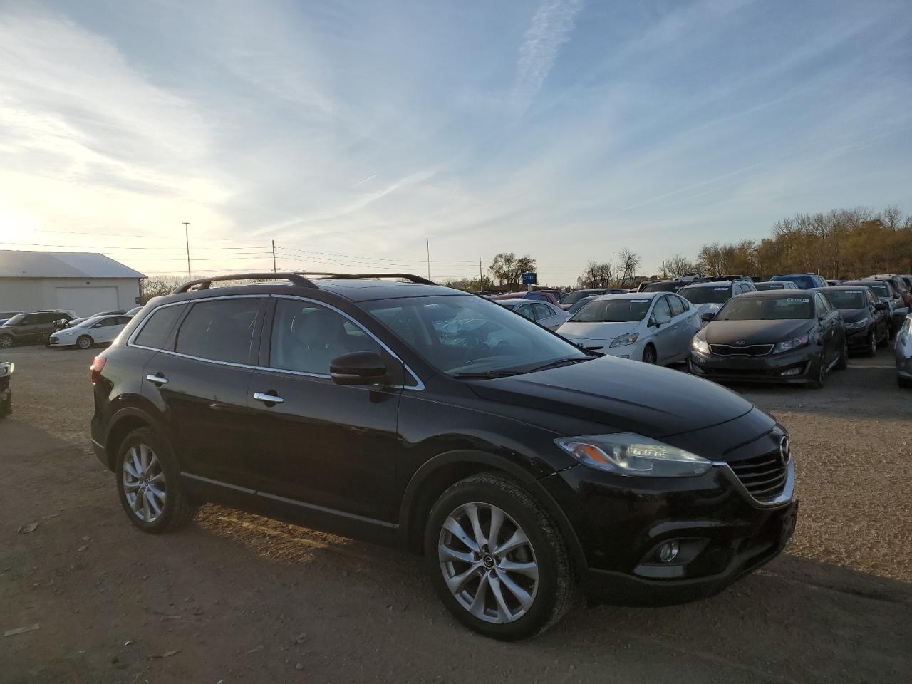 2015 Mazda CX-9 VIN JM3TB3DV0F0454649 Copart auction photo, water/flood / rear end damage thumbnail 4