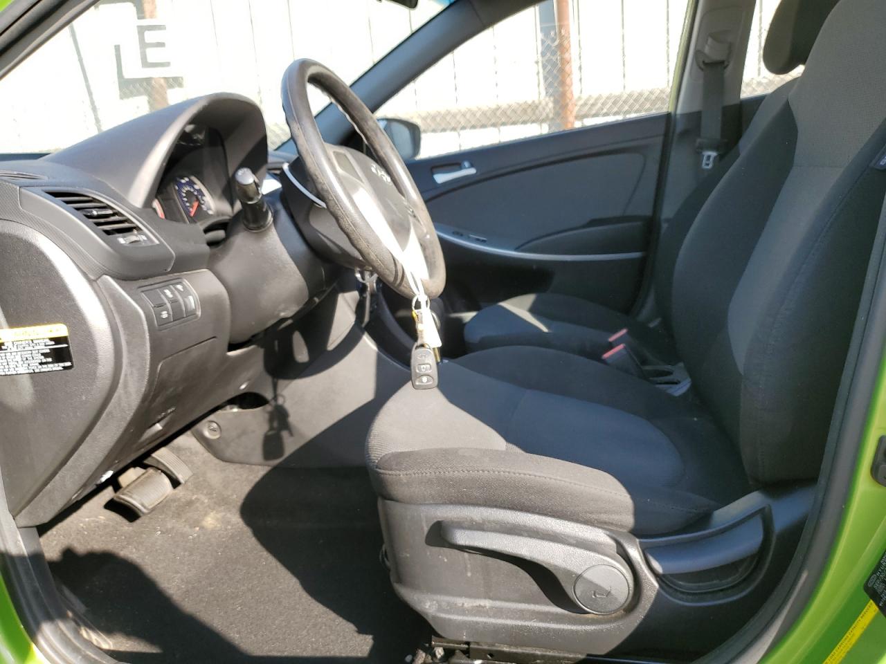 2013 Hyundai Accent VIN KMHCT5AEXDU138375 Copart auction photo, mechanical damage thumbnail 7