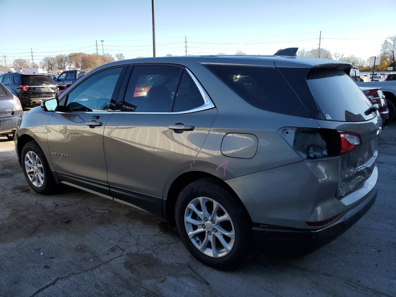 2018 Chevrolet Equinox VIN 3GNAXSEV0JS577256 Copart auction photo, rear end / front end damage thumbnail 2
