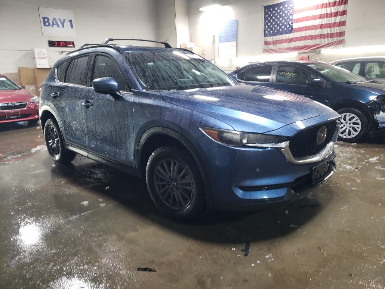 2021 Mazda CX-5 VIN JM3KFBBM5M0404282 Copart auction photo, mechanical damage thumbnail 4