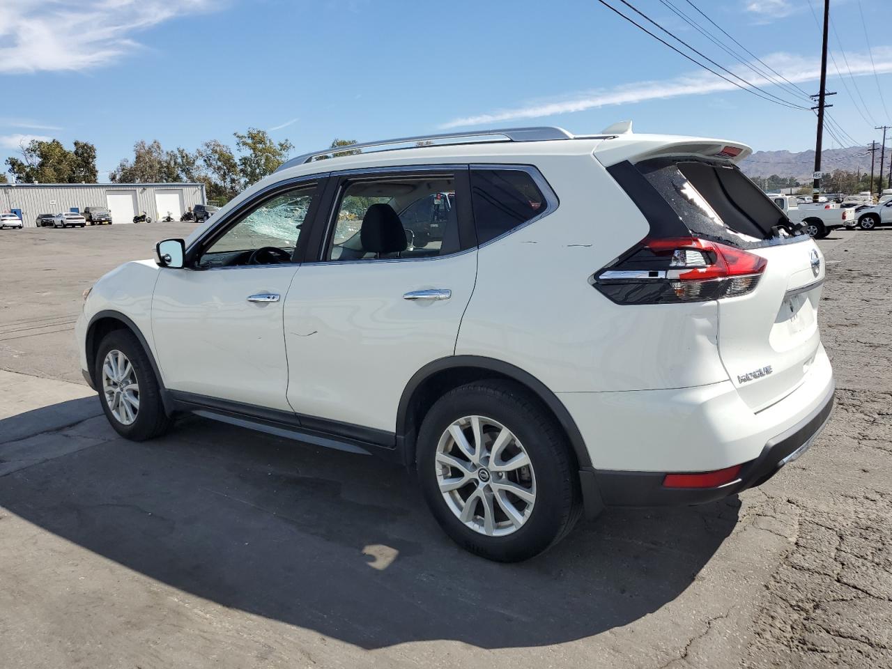 2017 Nissan Rogue VIN JN8AT2MT9HW134885 Copart auction photo, vandalism / rear end damage thumbnail 2