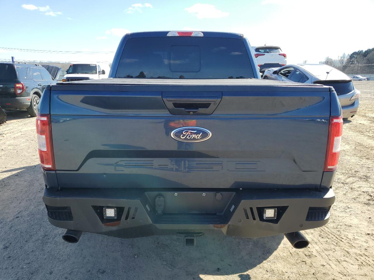 2018 Ford F-150 VIN 1FTEW1E59JFD15523 Copart auction photo, front end / side damage thumbnail 6