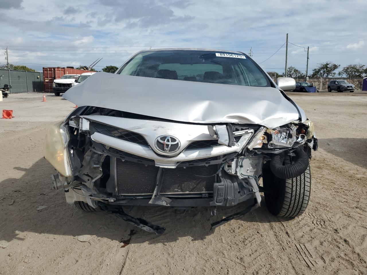 2012 Toyota Corolla VIN JTDBU4EE3C9179370 Copart auction photo, front end damage thumbnail 5