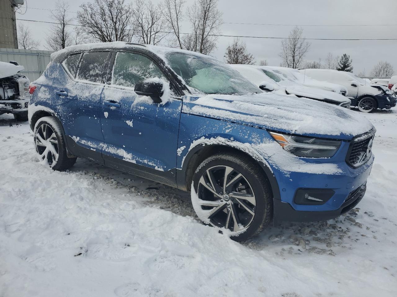 2021 Volvo XC40 VIN YV4162UM9M2440950 Copart auction photo, front end damage thumbnail 4