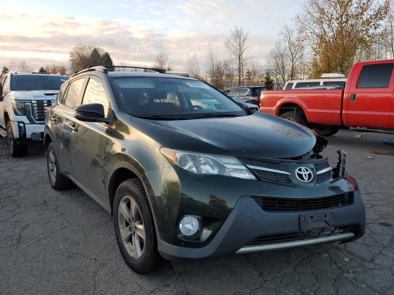 2013 Toyota RAV 4 VIN 2T3RFREV9DW119813 Copart auction photo, front end / side damage thumbnail 4