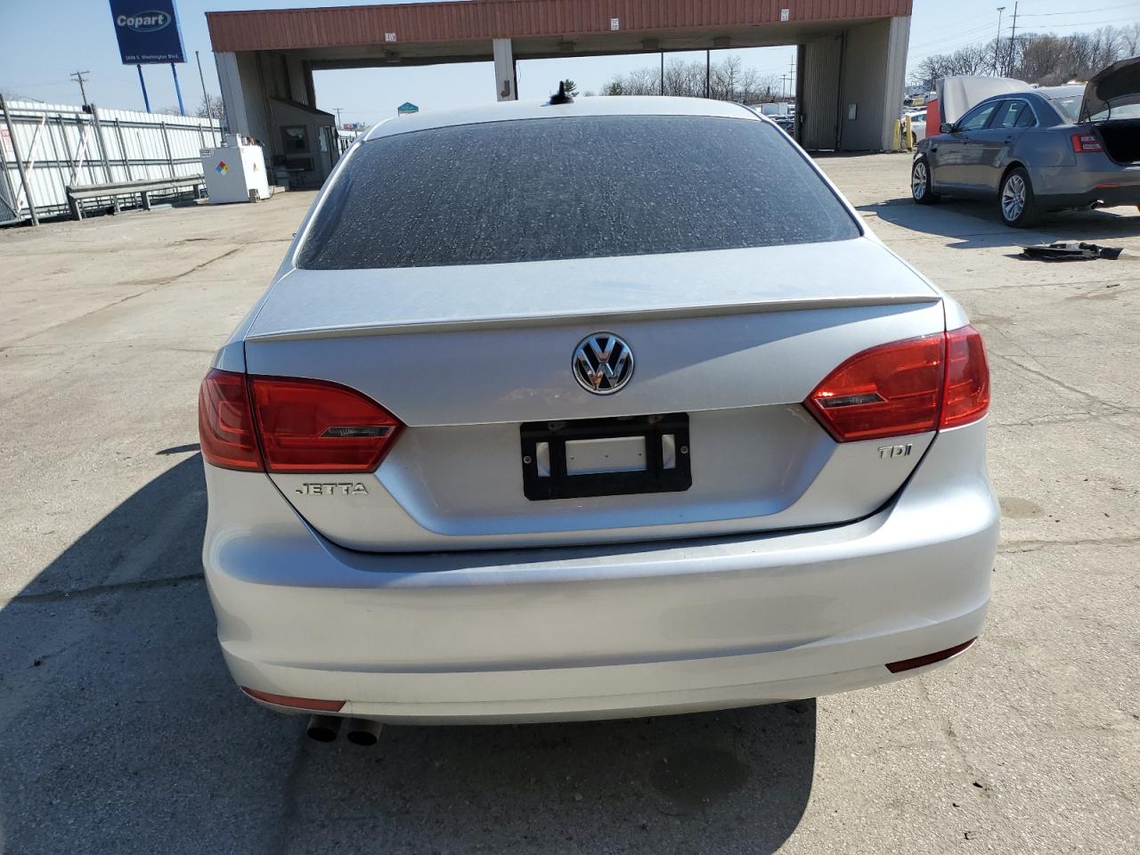2014 Volkswagen Jetta VIN 3VWLL7AJXEM321338 Copart auction photo, front end / undercarriage damage thumbnail 6