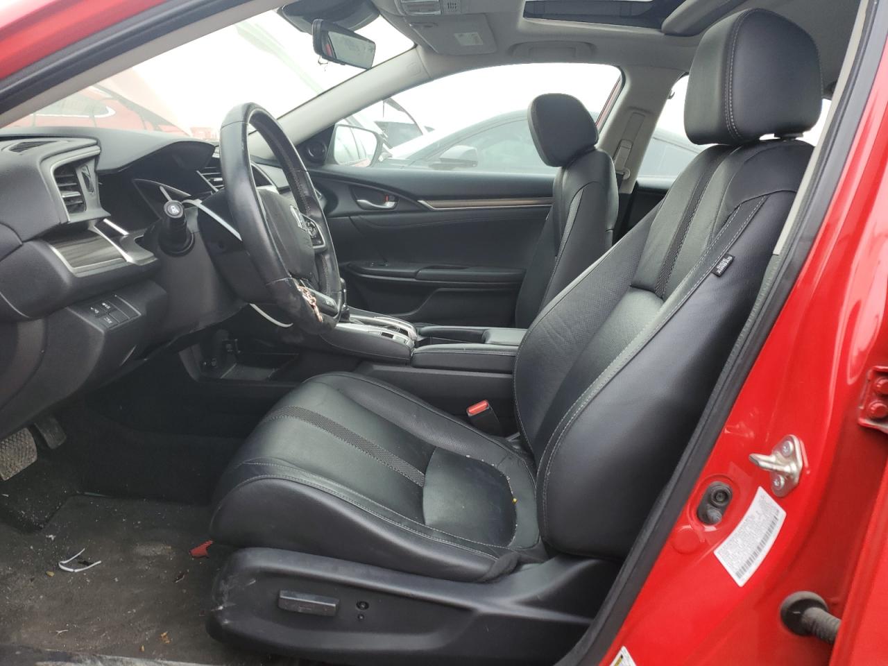 2020 Honda Civic VIN 2HGFC1F73LH680263 Copart auction photo, frame damage / front end damage thumbnail 7