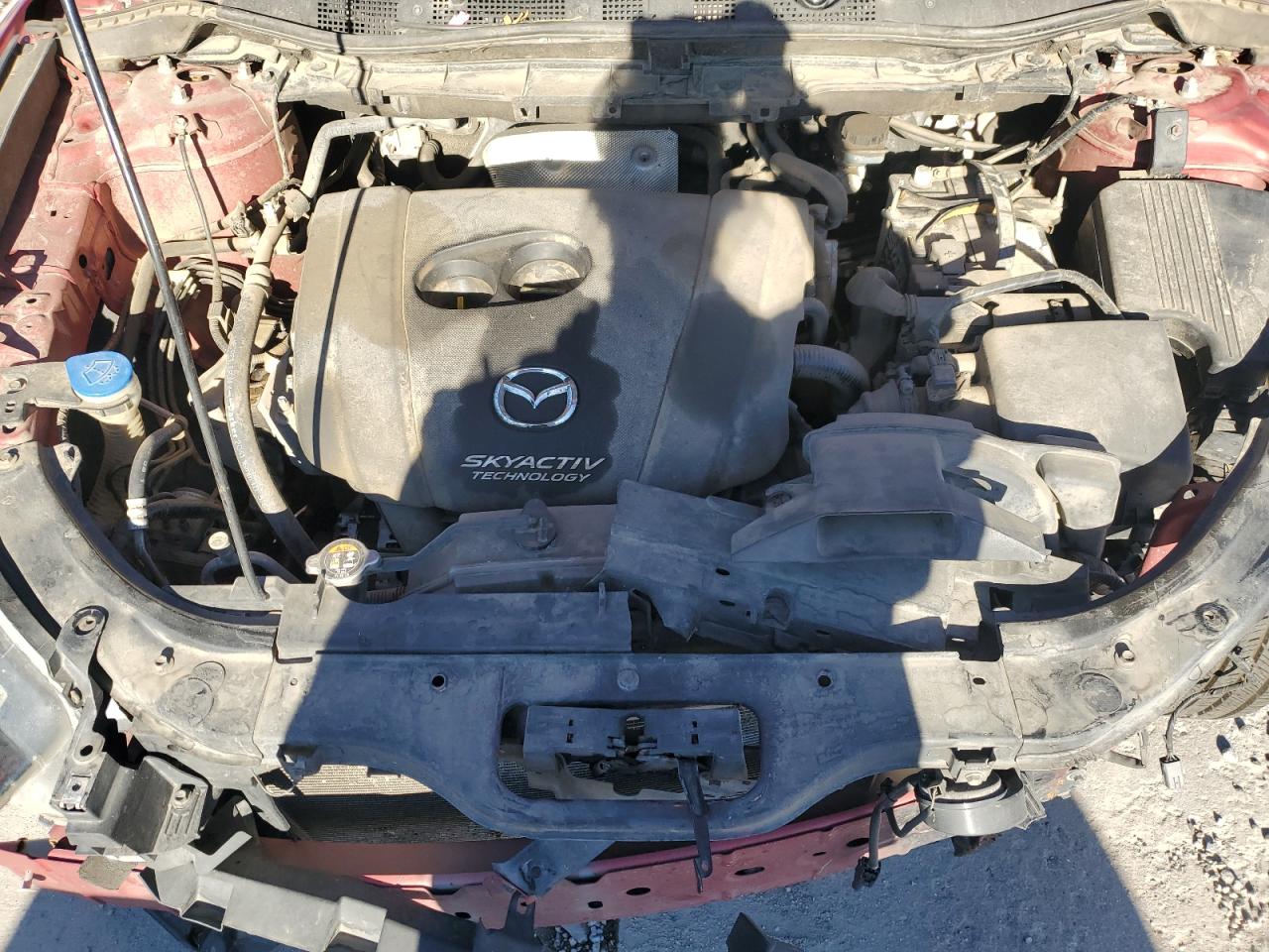 2015 Mazda CX-5 VIN JM3KE2CY4F0463346 Copart auction photo, front end damage thumbnail 12