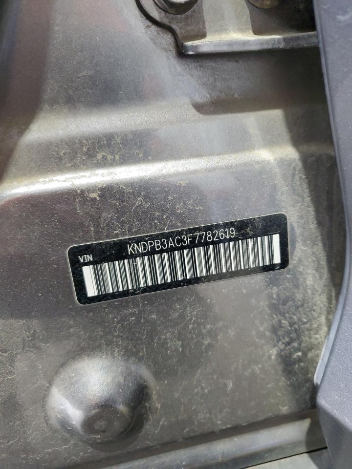 2015 KIA Sportage VIN KNDPB3AC3F7782619 Copart auction photo, front end / side damage thumbnail 15