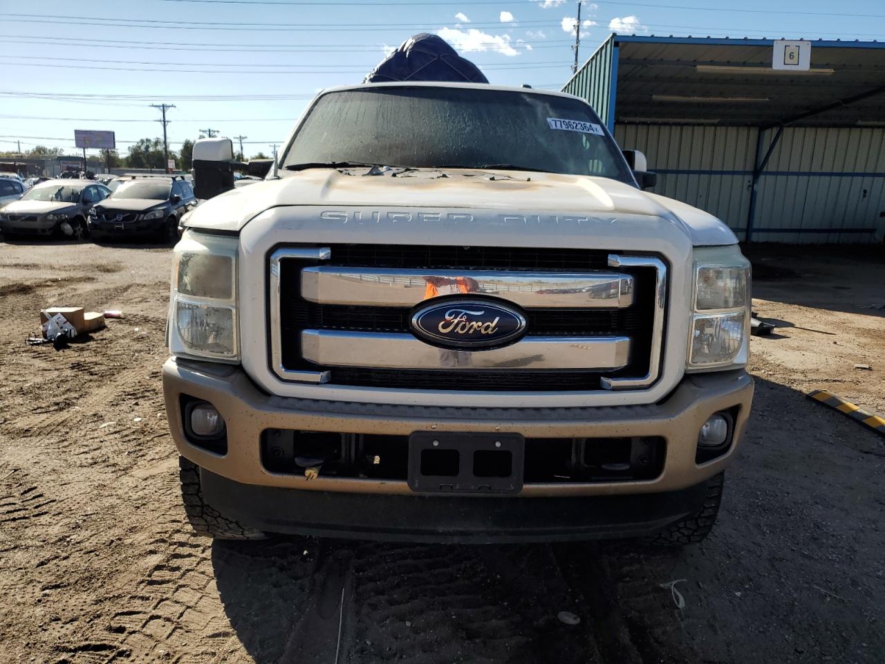 2012 Ford F250 VIN 1FT7W2BT2CEA39325 Copart auction photo, burn damage thumbnail 5