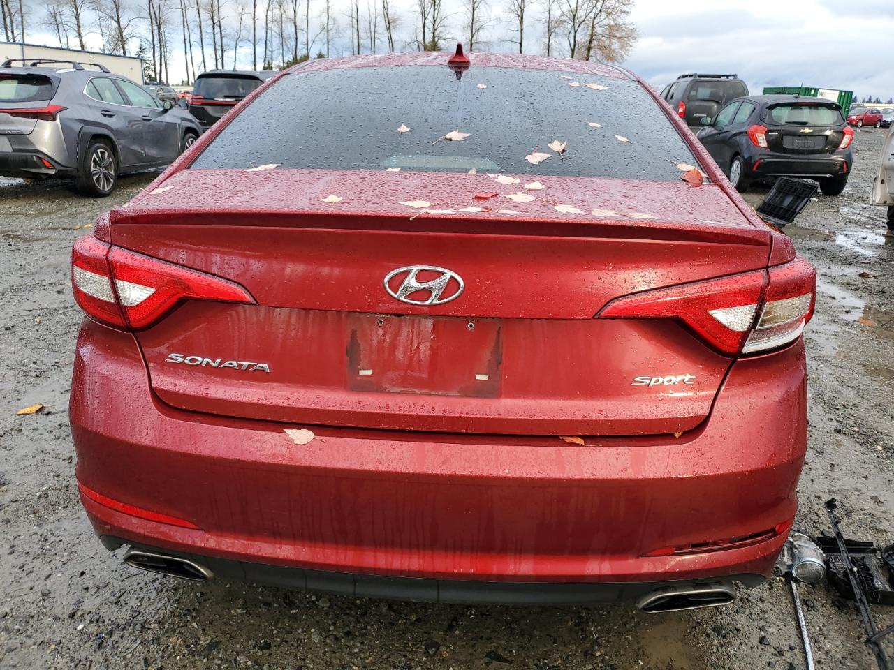2015 Hyundai Sonata VIN 5NPE34AF9FH225231 Copart auction photo, front end damage thumbnail 6