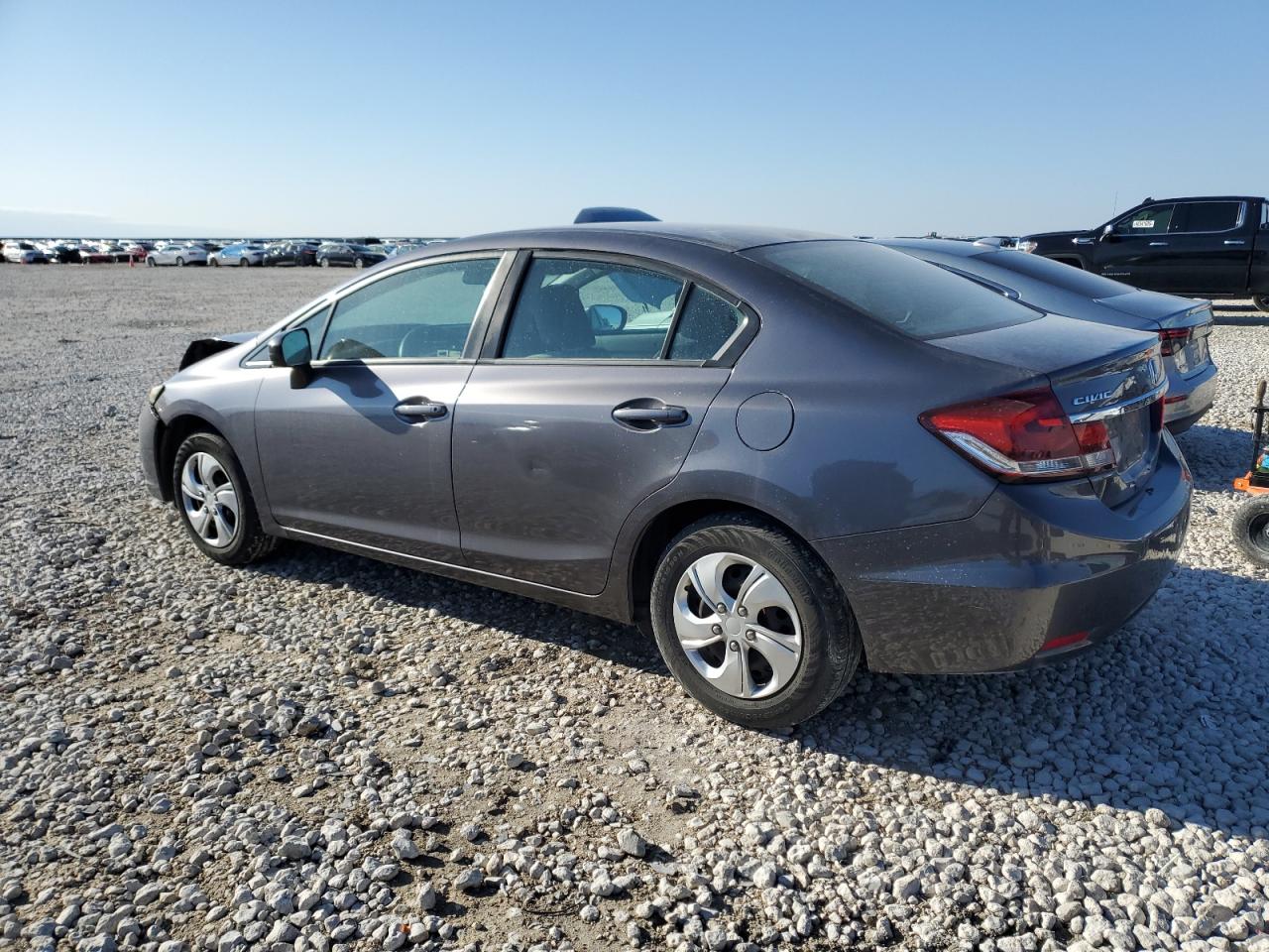 2014 Honda Civic VIN 19XFB2F55EE217318 Copart auction photo, front end / minor dent/scratches damage thumbnail 2