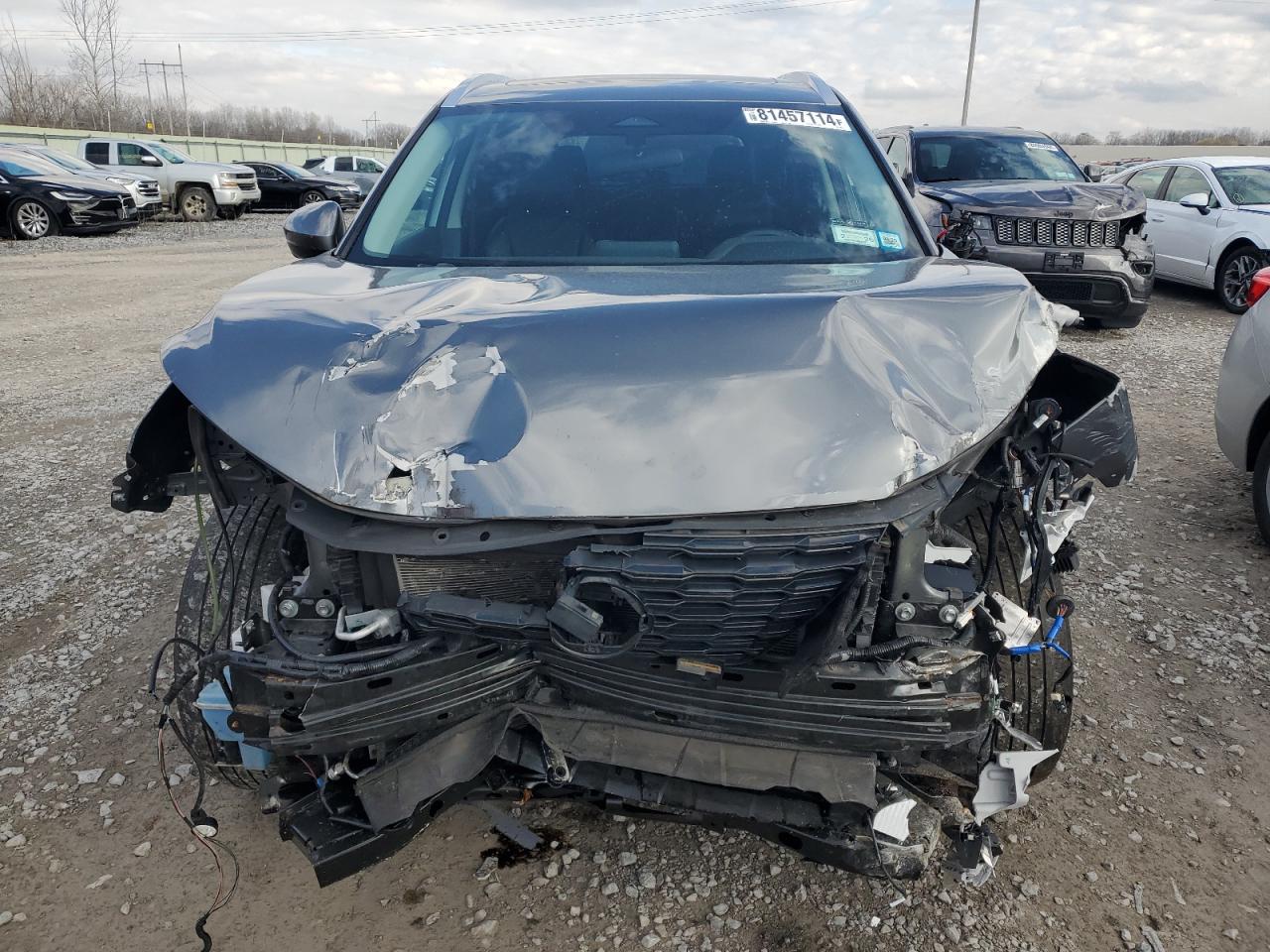 2021 Nissan Rogue VIN 5N1AT3BB7MC850445 Copart auction photo, all over damage thumbnail 5