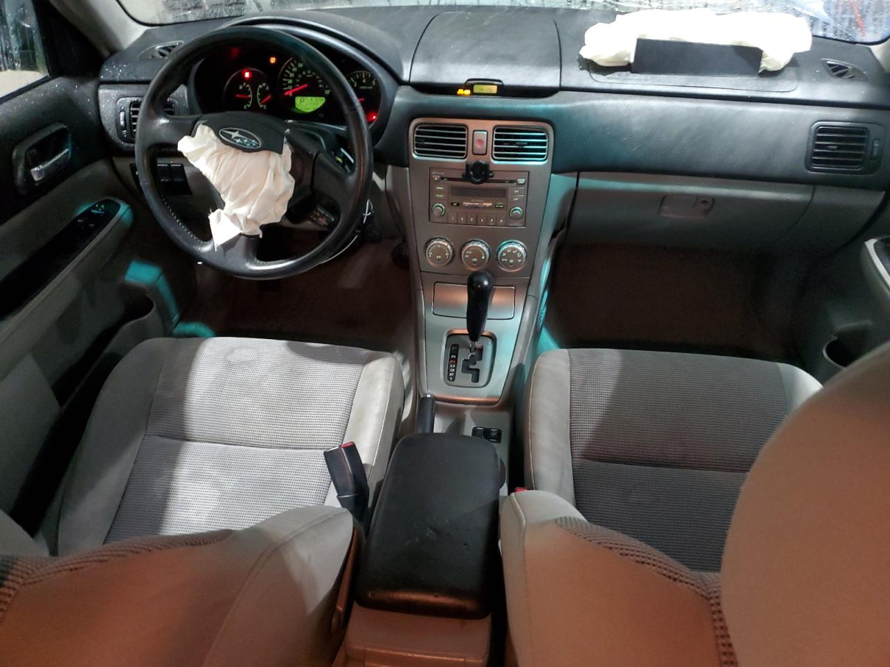 2008 Subaru Forester VIN JF1SG65618H716980 Copart auction photo, front end / side damage thumbnail 8