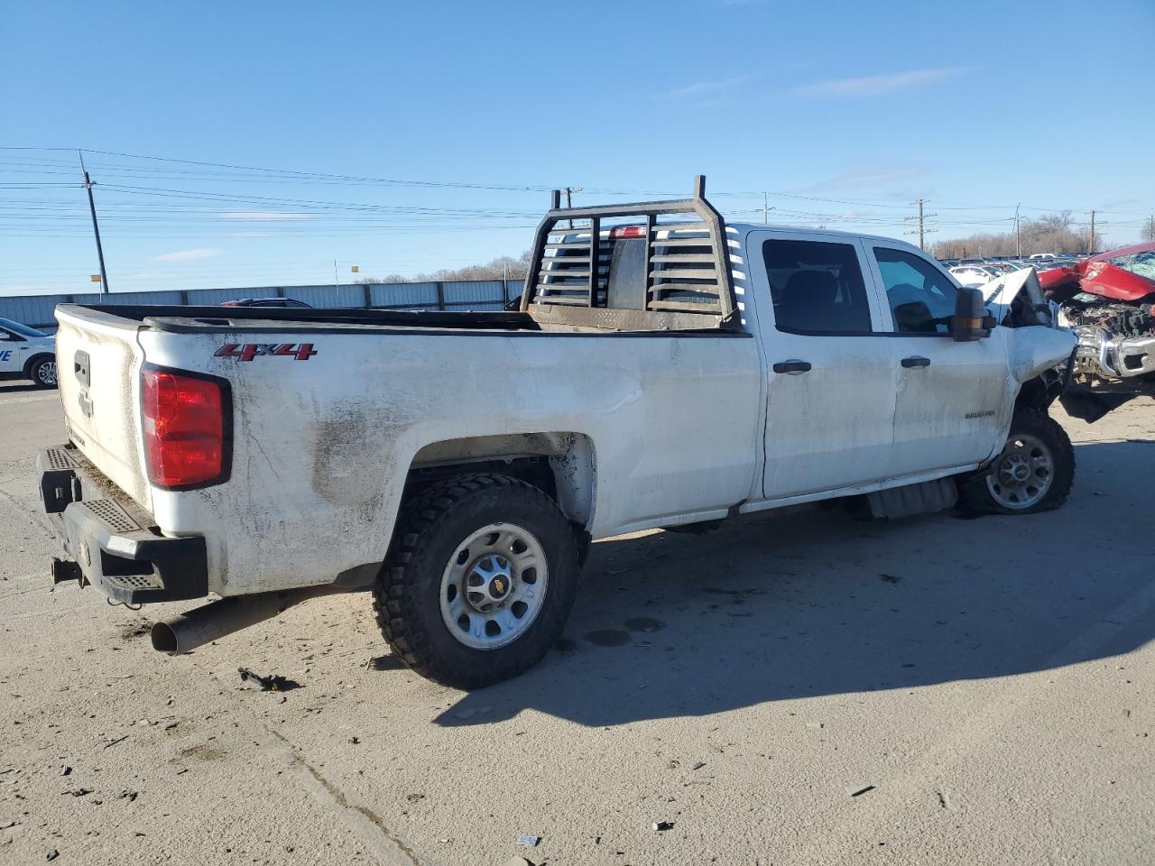 2019 Chevrolet Silverado VIN 1GC4KVCY8KF233635 Copart auction photo, front end / undercarriage damage thumbnail 3