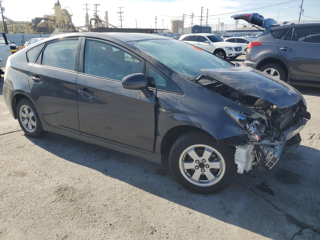 2010 Toyota Prius VIN JTDKN3DU0A0128815 Copart auction photo, front end / rear end damage thumbnail 4