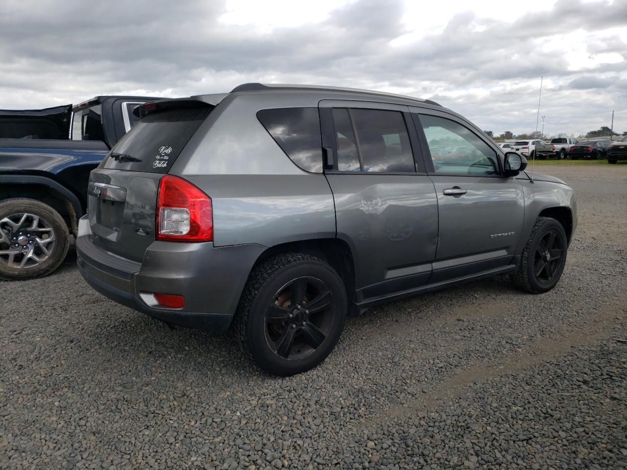 2012 Jeep Compass VIN 1C4NJDBB7CD576173 Copart auction photo, undercarriage / all over damage thumbnail 3