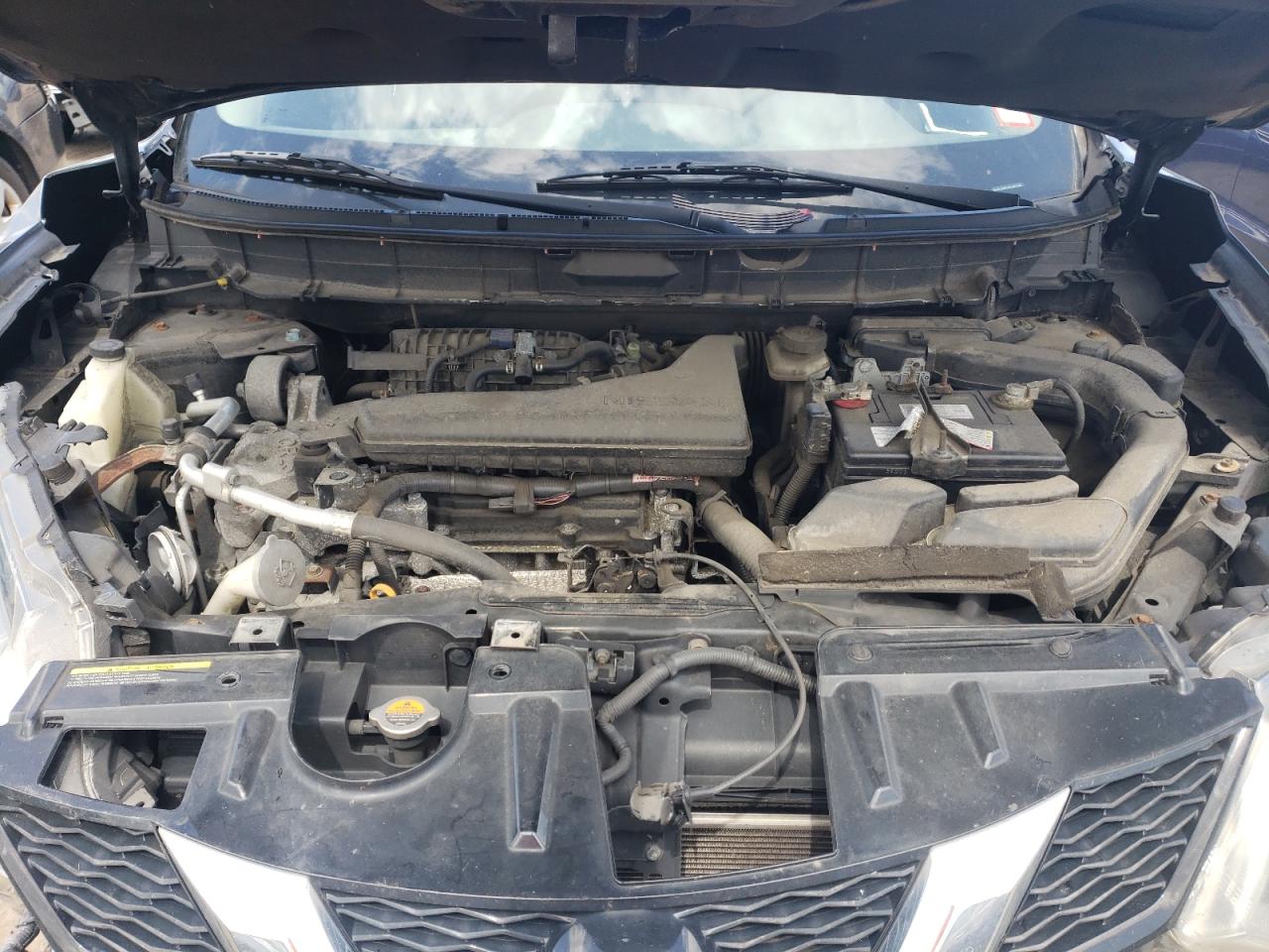 2014 Nissan Rogue VIN 5N1AT2MV7EC861349 Copart auction photo, front end / minor dent/scratches damage thumbnail 12