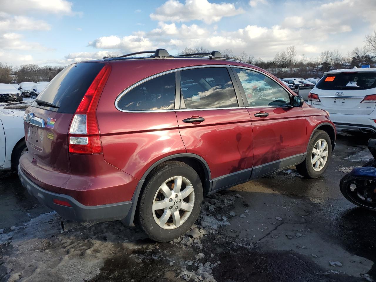 2008 Honda CR-V VIN 5J6RE48538L005858 Copart auction photo, minor dent/scratches damage thumbnail 3