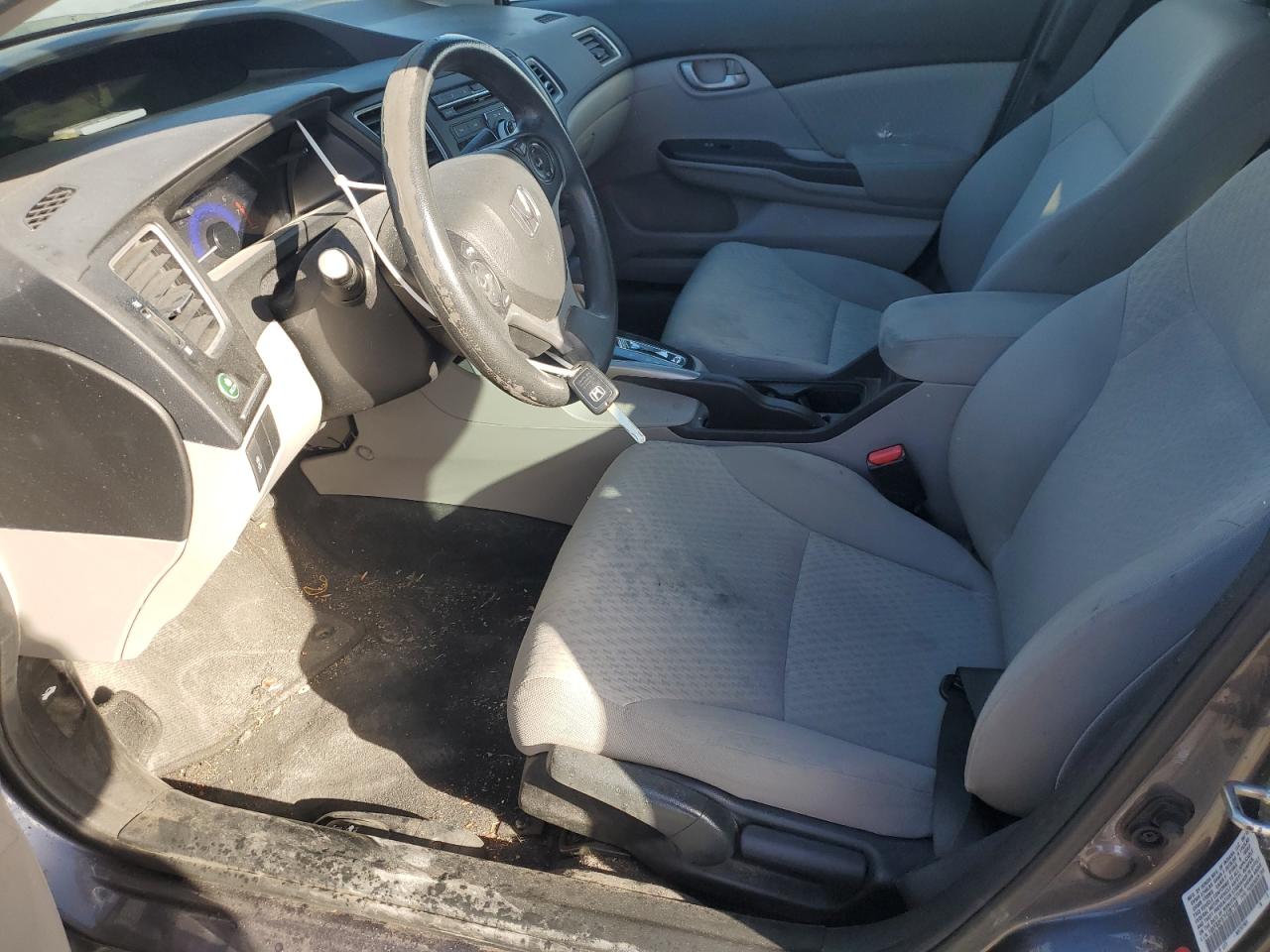 2015 Honda Civic VIN 19XFB2F57FE287159 Copart auction photo, front end / rear end damage thumbnail 7
