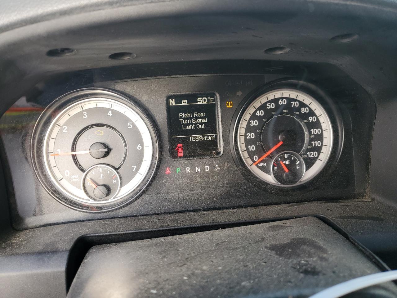 2016 RAM 1500 VIN 3C6JR6DT5GG156551 Copart auction photo, rear end damage thumbnail 9