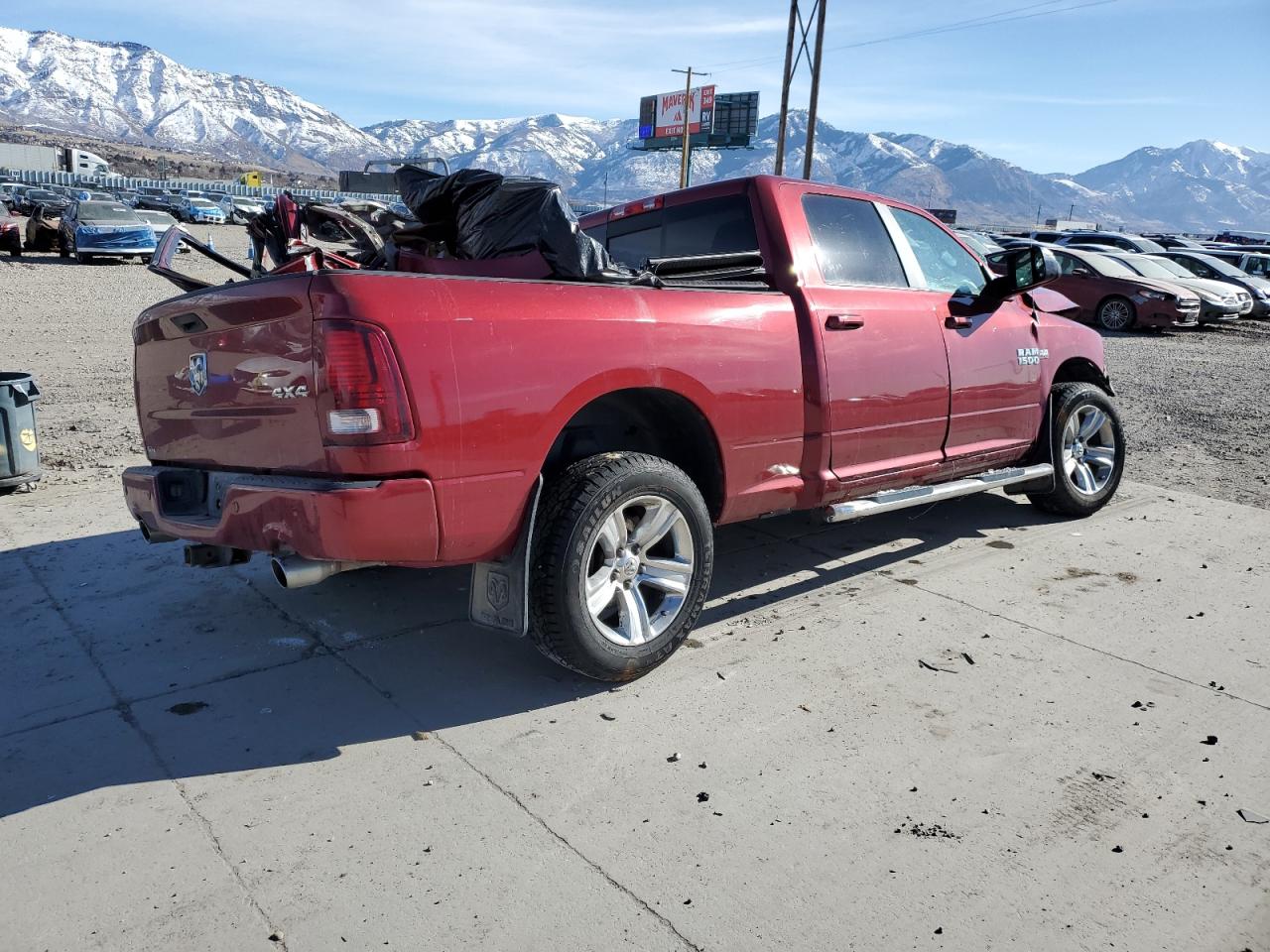 2015 RAM 1500 VIN 1C6RR7UT5FS548008 Copart auction photo, all over damage thumbnail 3