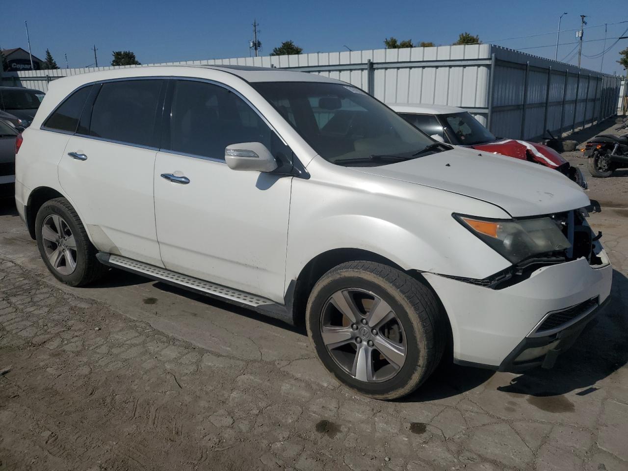 2012 Acura MDX VIN 2HNYD2H33CH524867 Copart auction photo, front end damage thumbnail 4