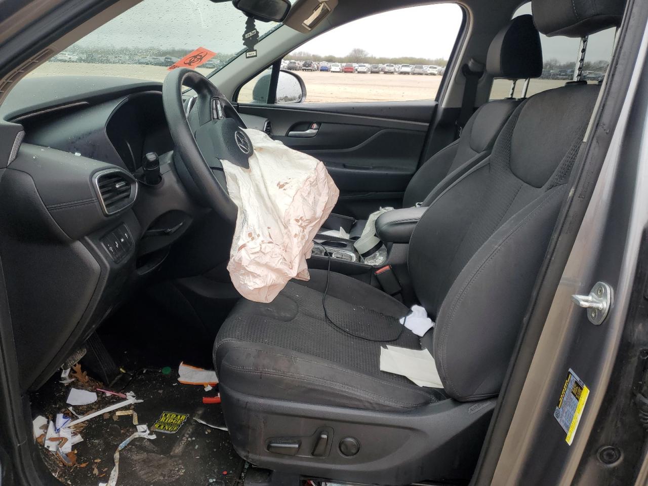 2019 Hyundai Santa Fe VIN 5NMS33AD0KH055473 Copart auction photo, front end damage thumbnail 7