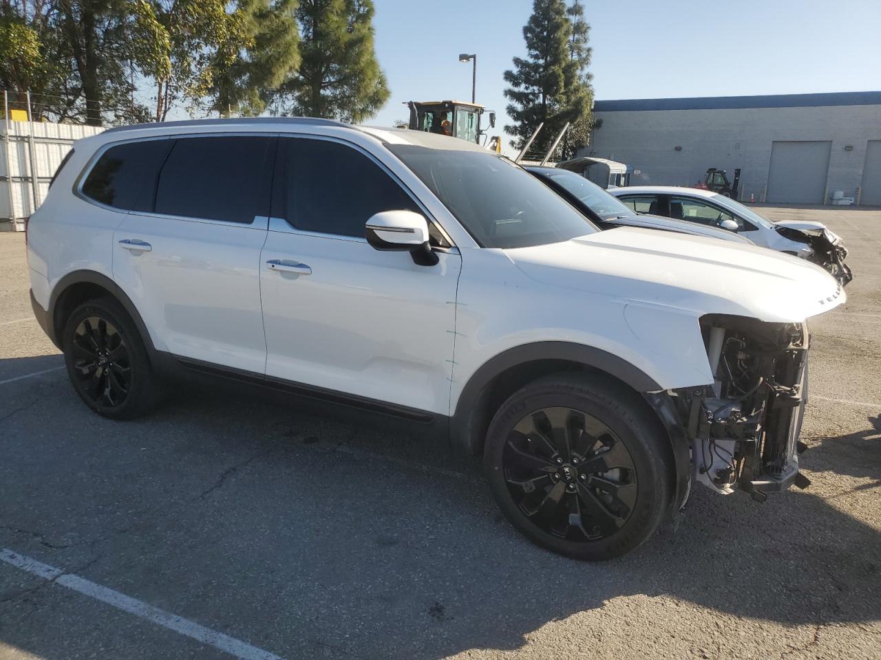 2020 KIA Telluride VIN 5XYP6DHC2LG003788 Copart auction photo, front end / side damage thumbnail 4