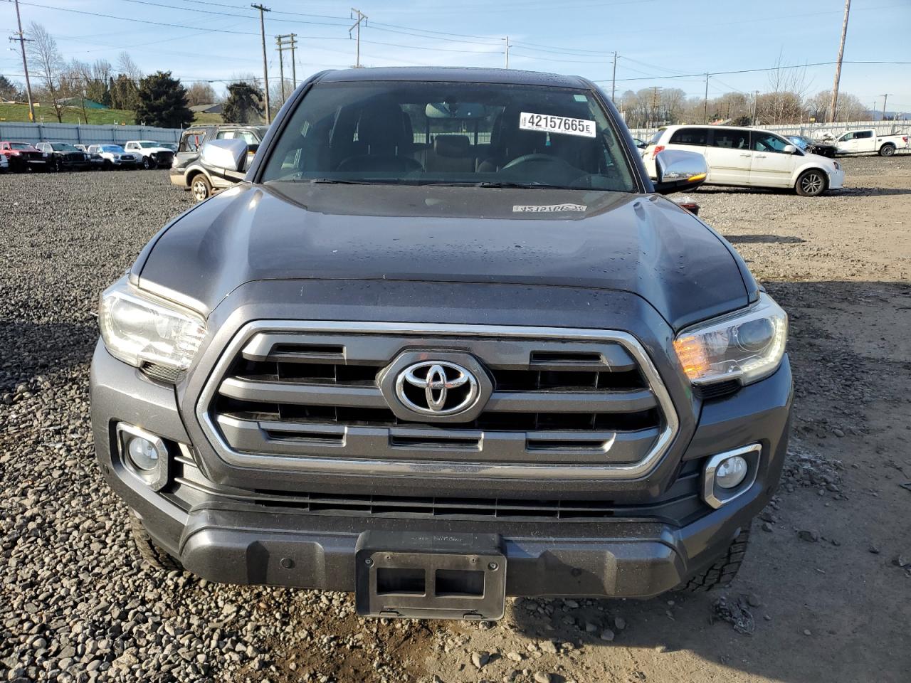 2017 Toyota Tacoma VIN 3TMGZ5AN8HM076506 Copart auction photo, rear end damage thumbnail 5