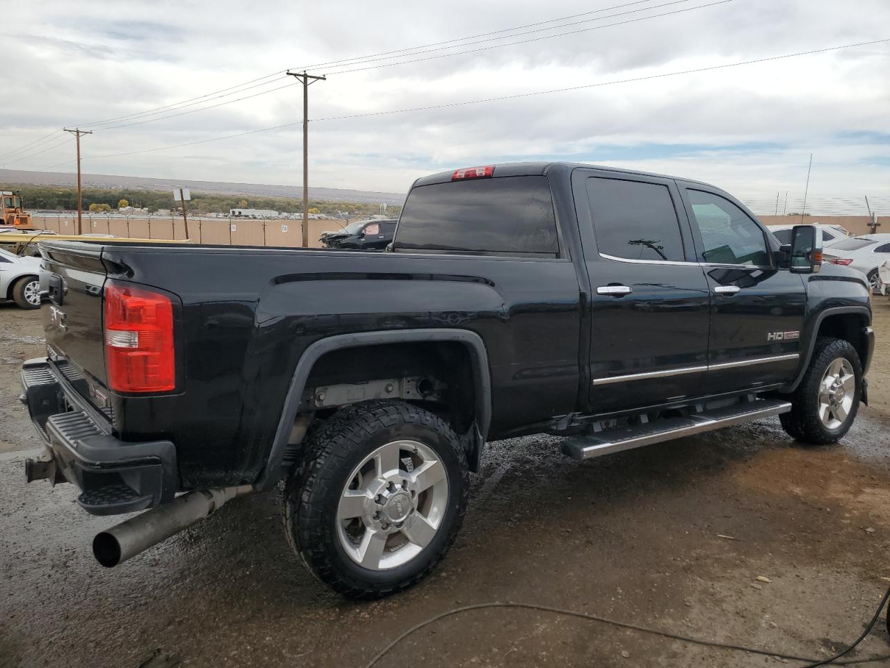 2016 GMC Sierra VIN 1GT12TE83GF141313 Copart auction photo, front end / rear end damage thumbnail 3
