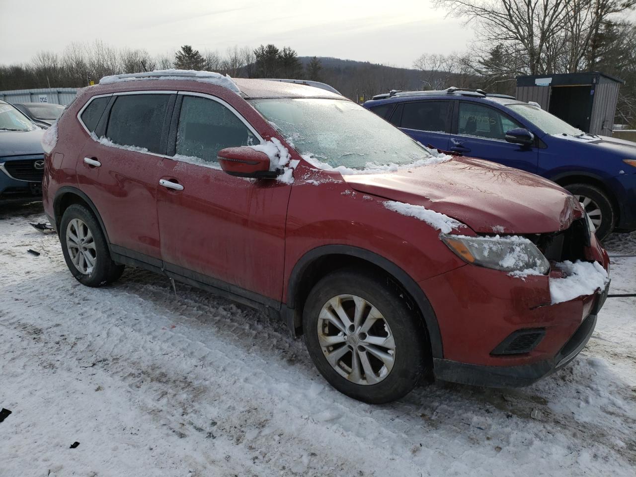 2016 Nissan Rogue VIN KNMAT2MV1GP603070 Copart auction photo, front end / minor dent/scratches damage thumbnail 4
