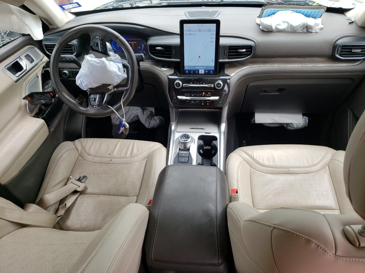 2022 Ford Explorer VIN 1FM5K8HC6NGA70335 Copart auction photo, all over damage thumbnail 8