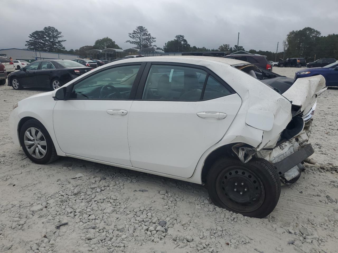 2015 Toyota Corolla VIN 2T1BURHE9FC312799 Copart auction photo, rear end / undercarriage damage thumbnail 2