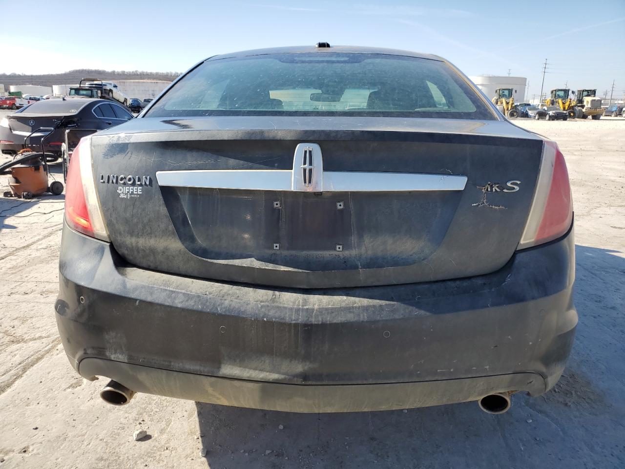 2011 Lincoln MKS VIN 1LNHL9DR5BG610926 Copart auction photo, front end / side damage thumbnail 6