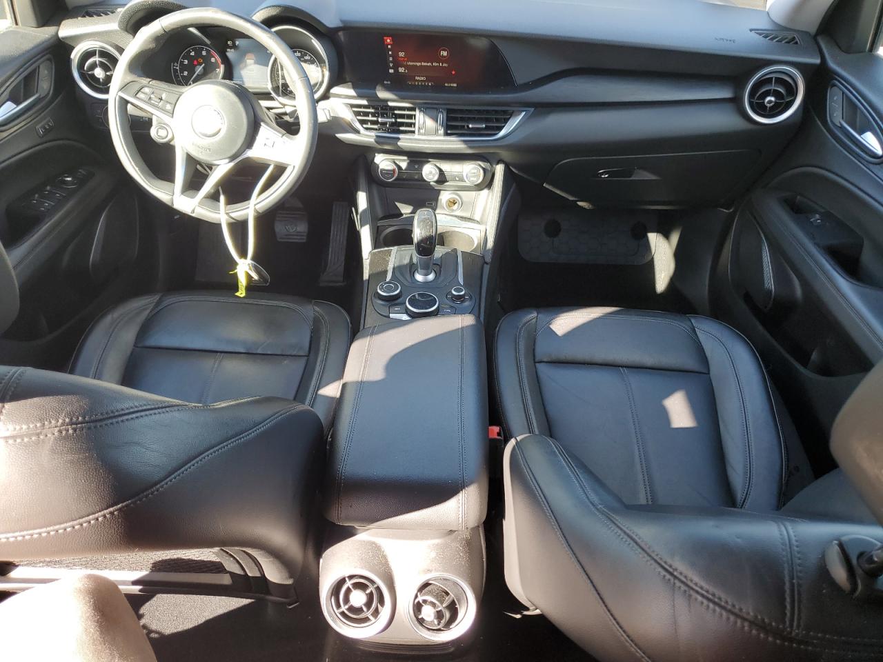 2019 Alfa Romeo Stelvio VIN ZASPAKAN4K7C30319 Copart auction photo, front end / rear end damage thumbnail 8