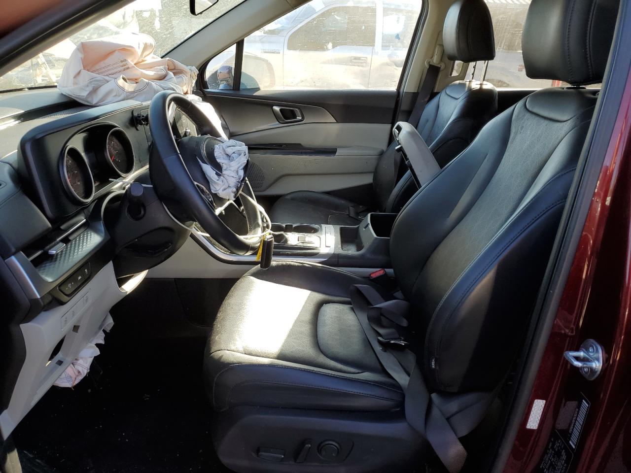2023 KIA Carnival VIN KNDNB4H36P6262974 Copart auction photo, front end damage thumbnail 7