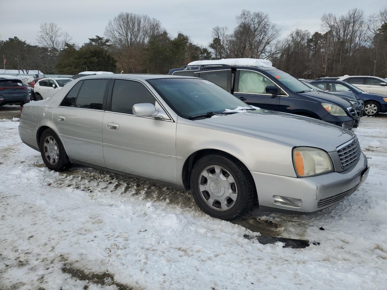 2004 Cadillac De Ville VIN 1G6KD57Y34U187516 Copart auction photo, front end damage thumbnail 4