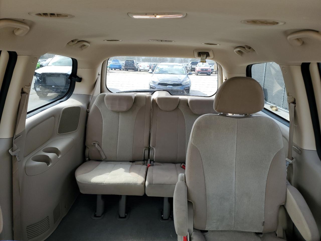 2014 KIA Sedona VIN KNDMG4C71E6574530 Copart auction photo, front end damage thumbnail 10