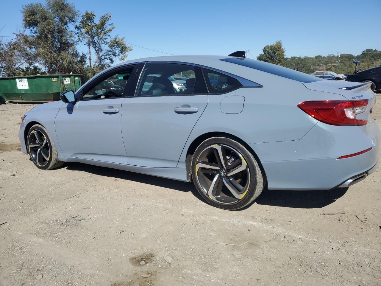 2022 Honda Accord VIN 1HGCV1F36NA079571 Copart auction photo, vandalism damage thumbnail 2