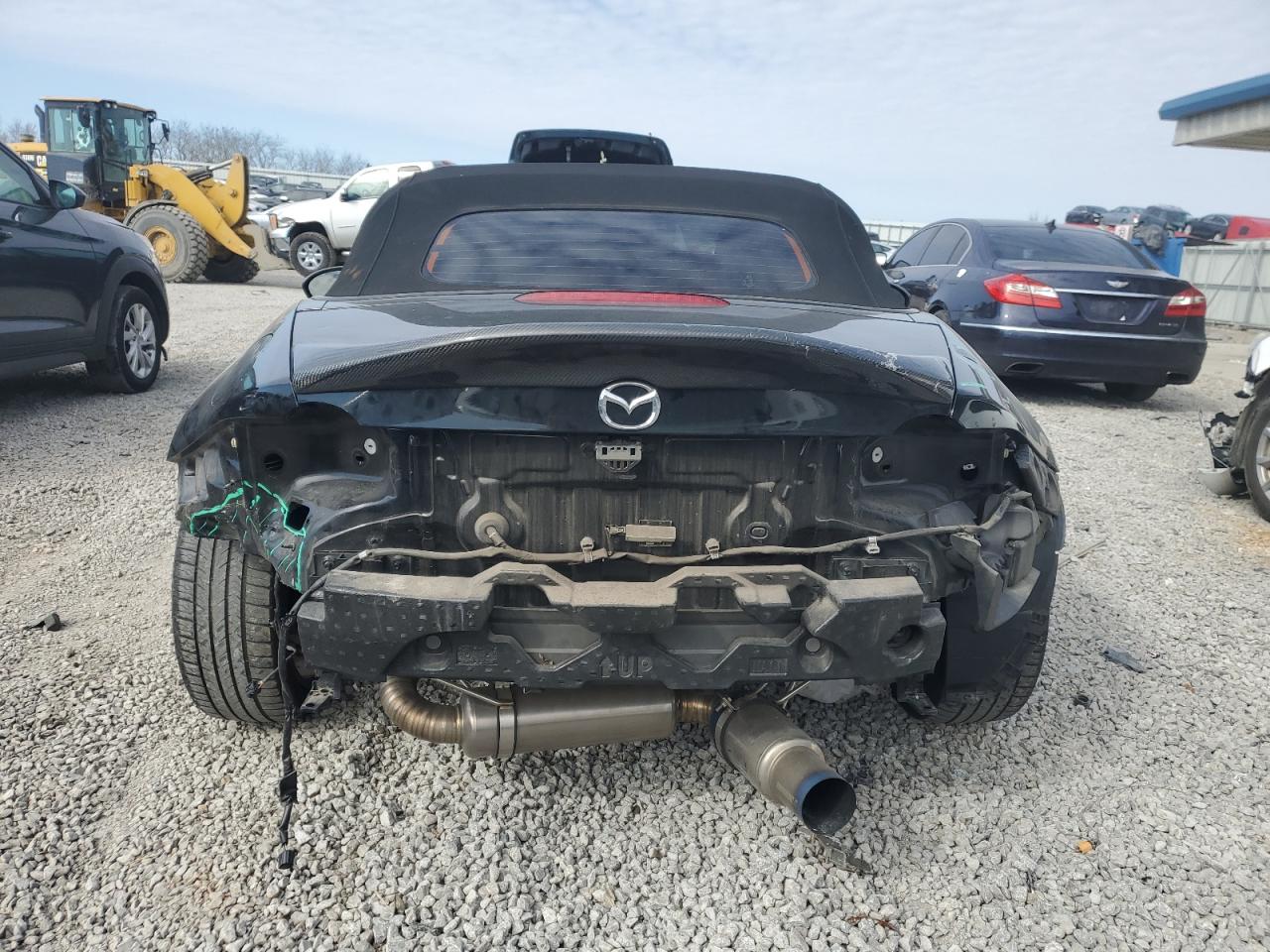 2016 Mazda MX-5 VIN JM1NDAD77G0101618 Copart auction photo, front end / rear end damage thumbnail 6