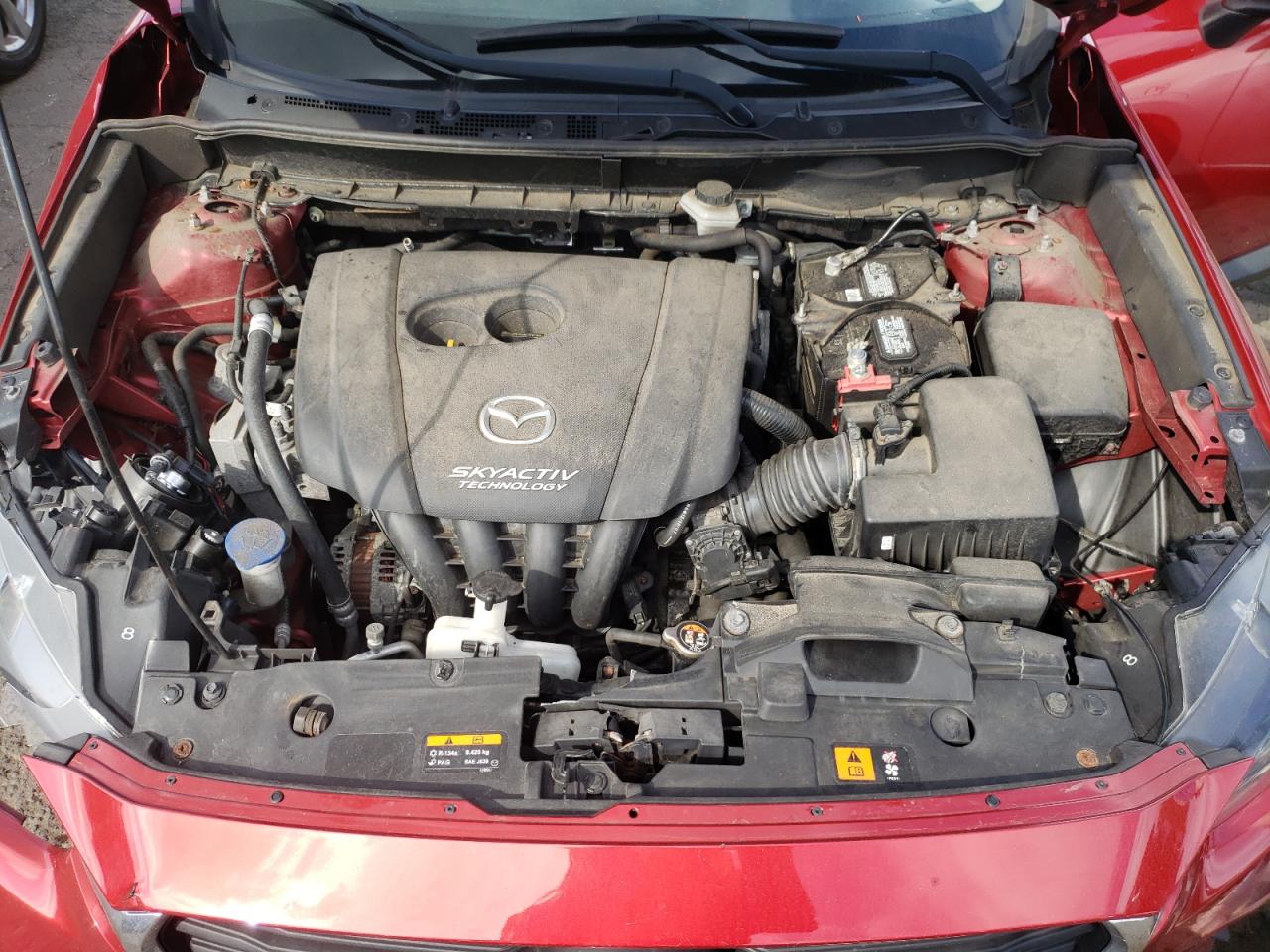 2016 Mazda CX-3 VIN JM1DKBC78G0123152 Copart auction photo, undercarriage / front end damage thumbnail 11