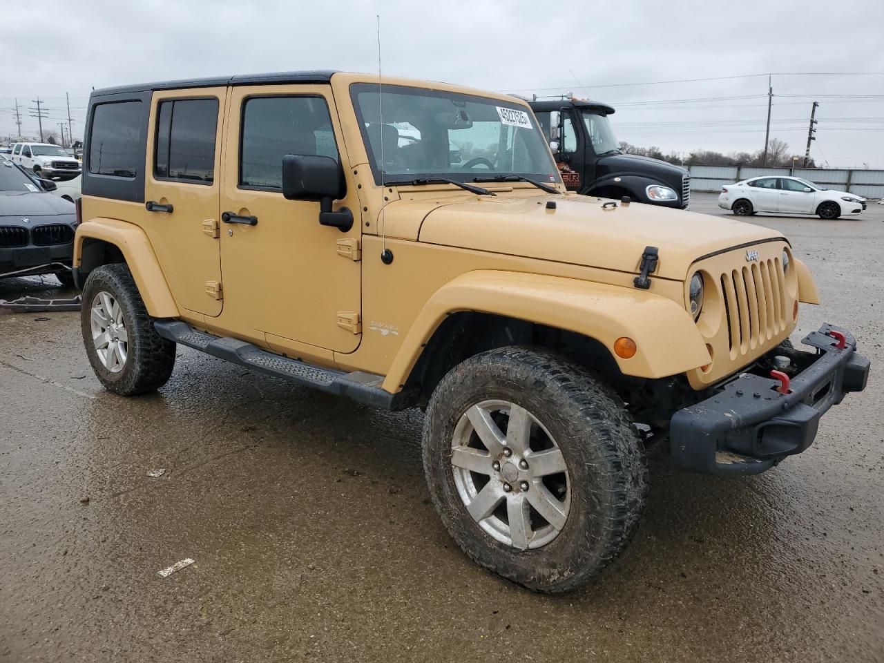 2013 Jeep Wrangler VIN 1C4BJWEG3DL662707 Copart auction photo, side damage thumbnail 4