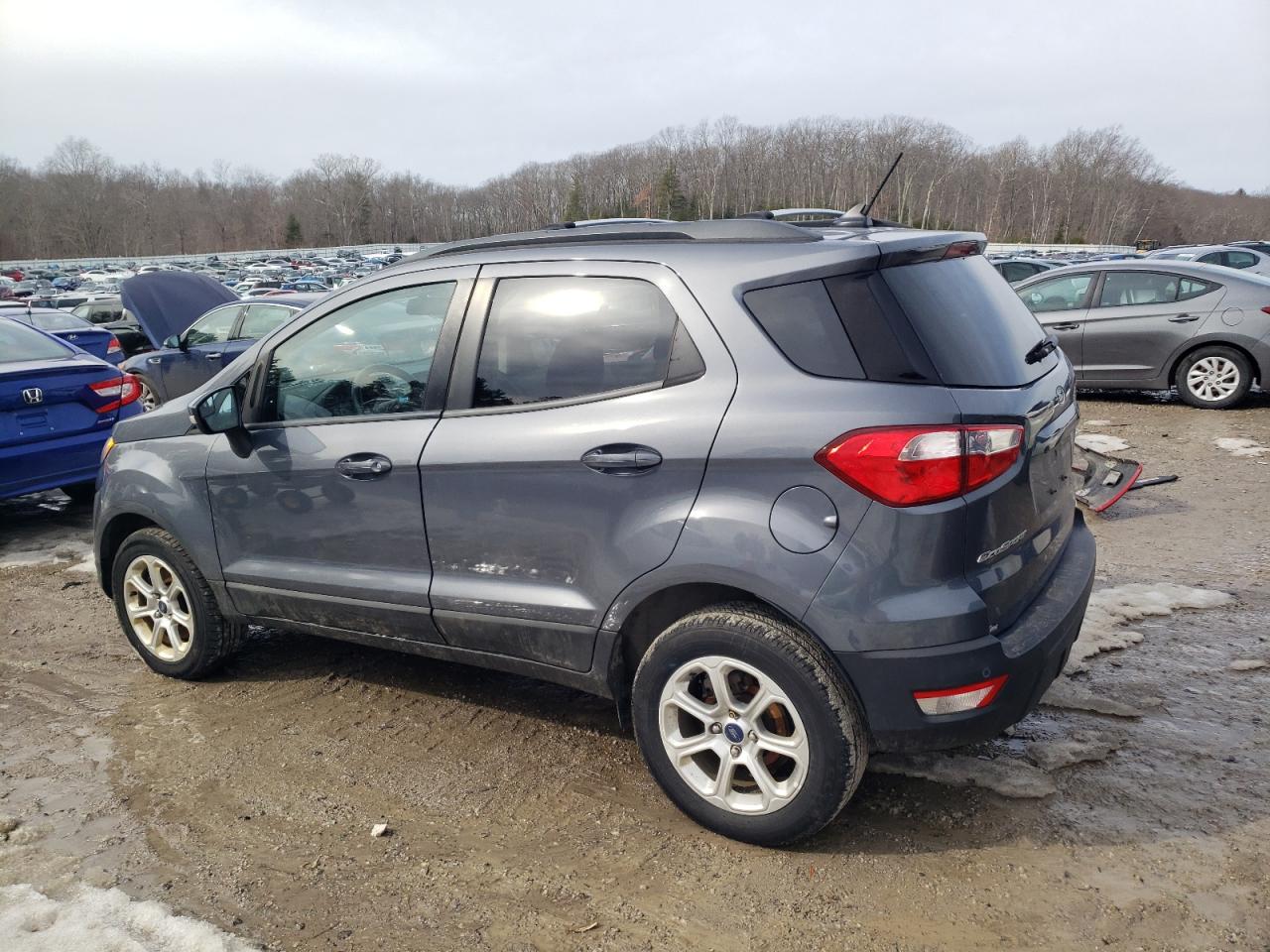 2018 Ford EcoSport VIN MAJ6P1UL5JC204010 Copart auction photo, front end / side damage thumbnail 2