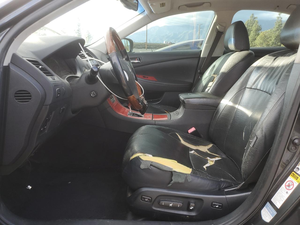 2007 Lexus ES VIN JTHBJ46G372116761 Copart auction photo, rear end / side damage thumbnail 7