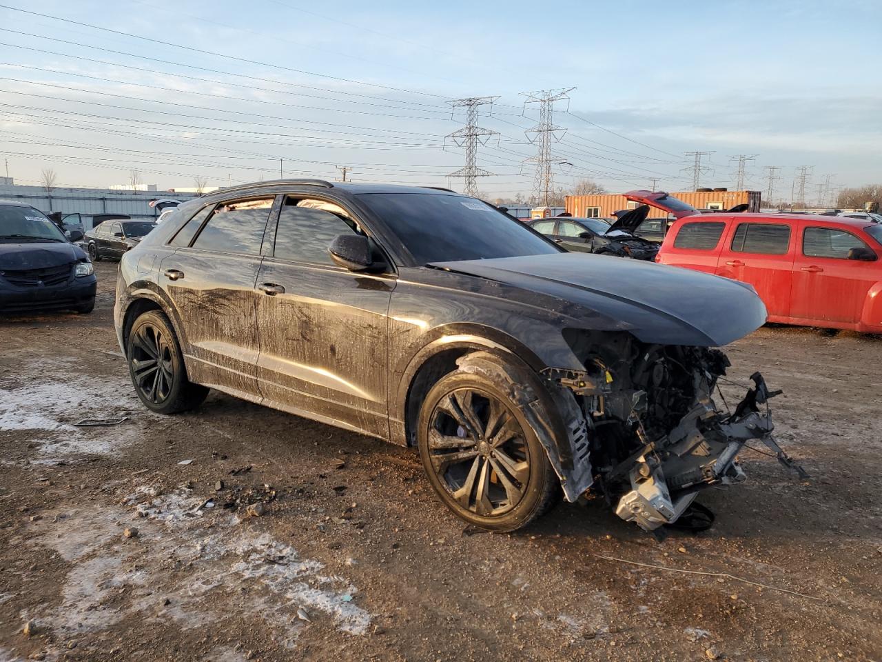 2019 Audi Q8 VIN WA1AVAF14KD021421 Copart auction photo, front end damage thumbnail 4