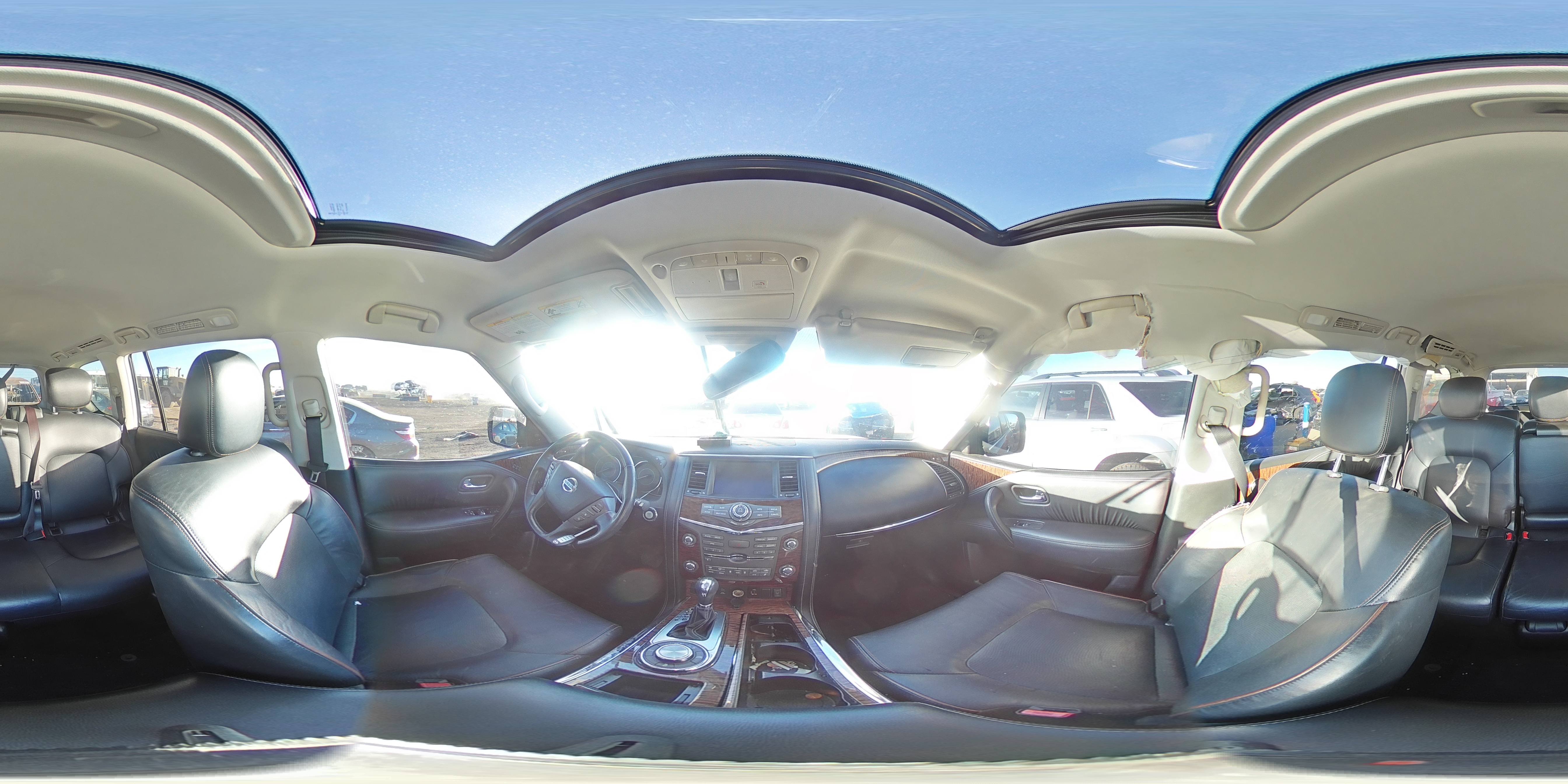 2019 Nissan Armada VIN JN8AY2NC3K9584036 Copart auction photo, front end damage thumbnail 14