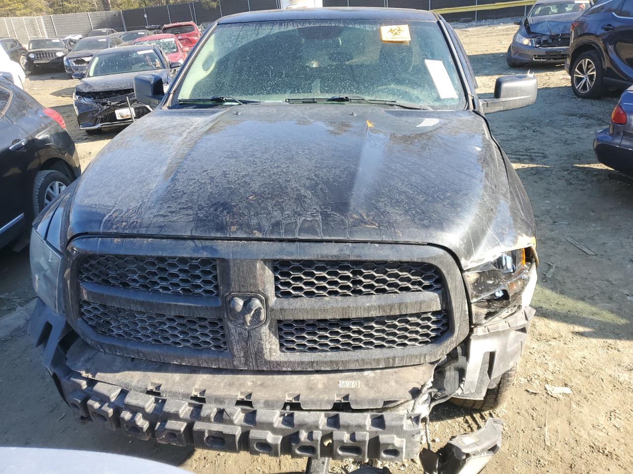 2018 RAM 1500 VIN 1C6RR7FTXJS190880 Copart auction photo, rear end damage thumbnail 5