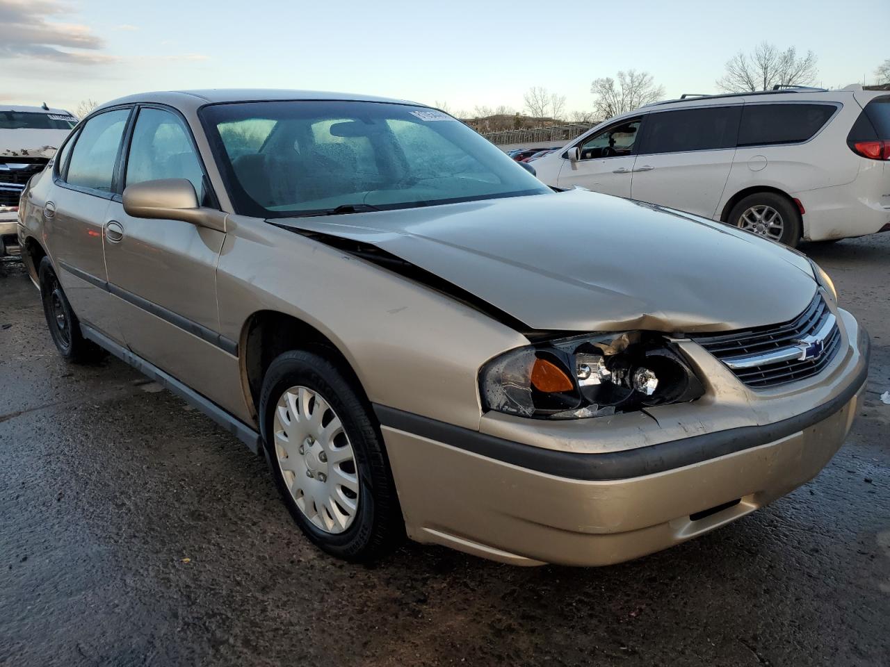 2004 Chevrolet Impala VIN 2G1WF52E149220251 Copart auction photo, front end damage thumbnail 4